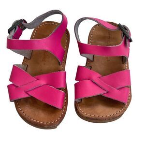 Freshly Picked Baby Girl Strappy Sandals Size 4 Summer Spring Beach